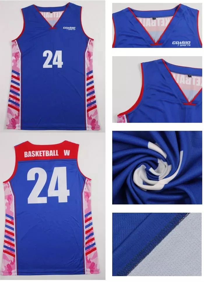 Custom Sportswear Youth Sports Wear Basketball Jersey Basketball Training Shirts with Name and Number