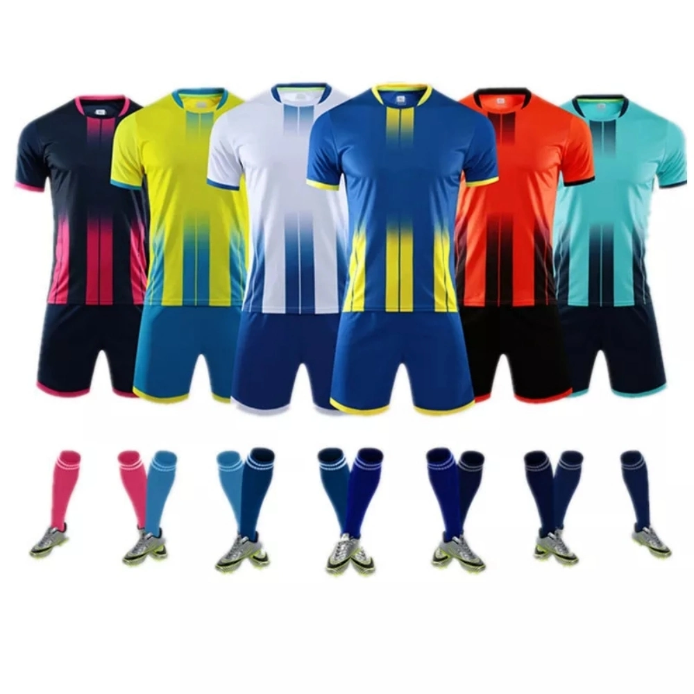 Men&prime;s Fashion Designer Team T Shirts Customizable Sports Football Club Shirts Royal Blue