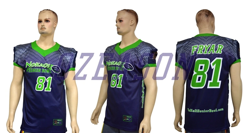 Custom Breathable Youth American Football Shirt for Intense Training Sessions Quick Dry Print American Football Uniform
