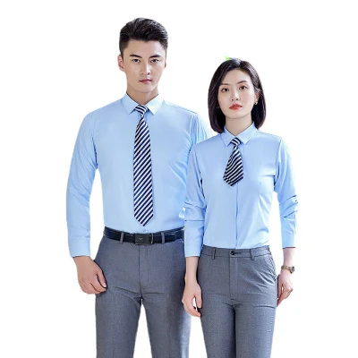 Men′ S and Women′ S Same Business Dress Shirt Tooling